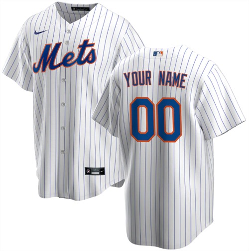 Men's New York Mets ACTIVE PLAYER Custom MLB Stitched Jersey